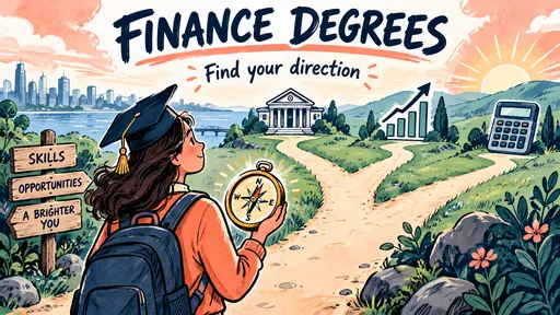 Handwritten comic illustration for Best Bachelor's Degree in Finance Programs