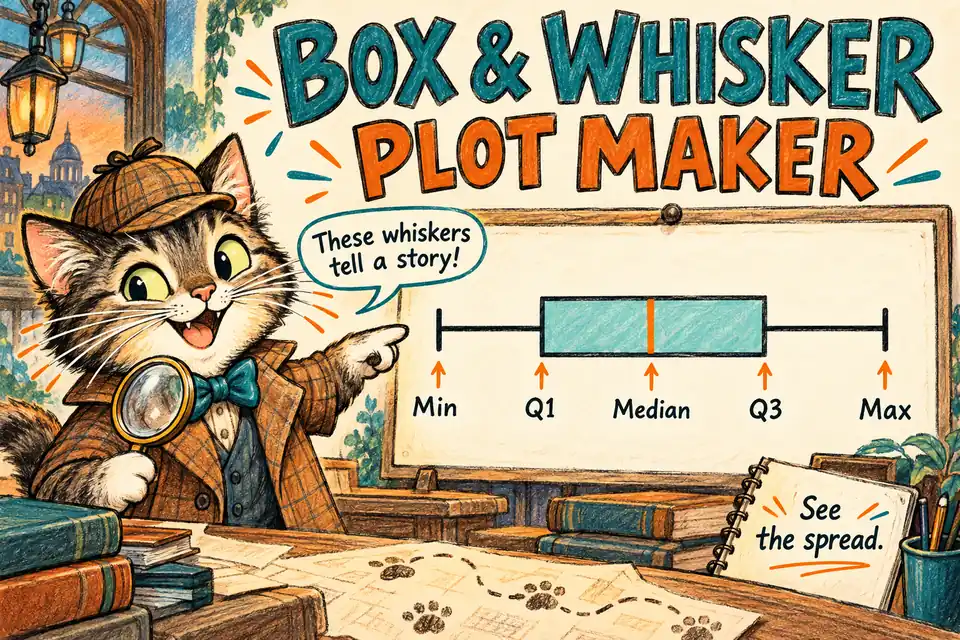 Box and Whisker Plot Maker (Five-Number Summary Calculator)
