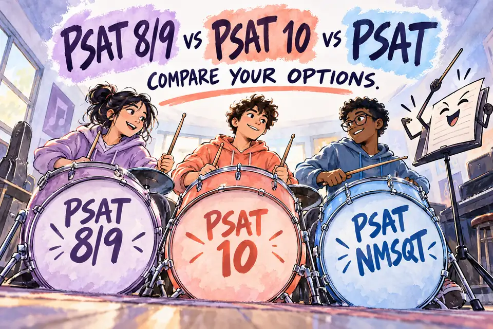 PSAT 8/9 vs. PSAT 10 vs. PSAT/NMSQT: Complete Comparison for 2026