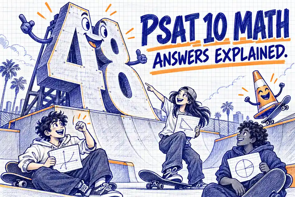PSAT 10 Math Practice: Answers to 48 Legacy Questions