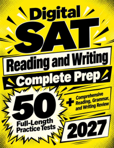 Digital SAT Reading and Writing Complete Prep cover