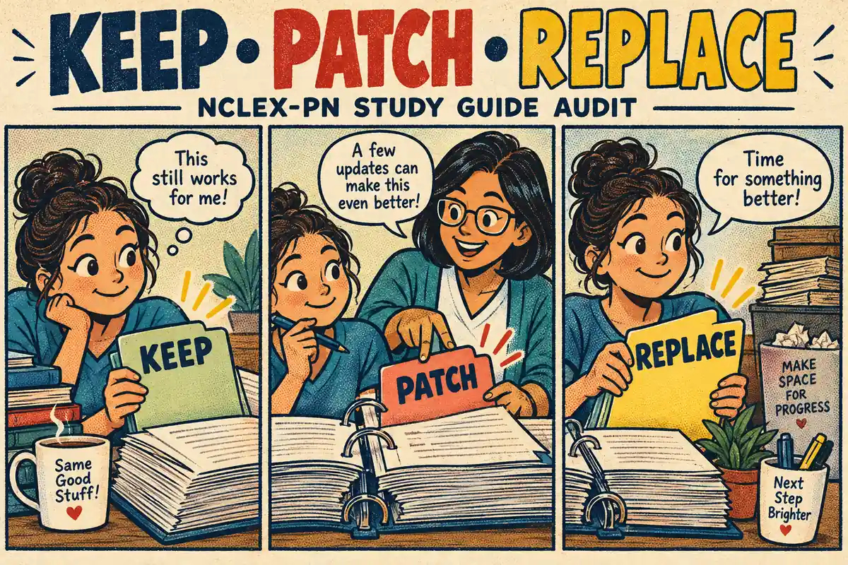 NCLEX-PN Study Guide Audit: Keep, Patch, or Replace? (2027 Prep)