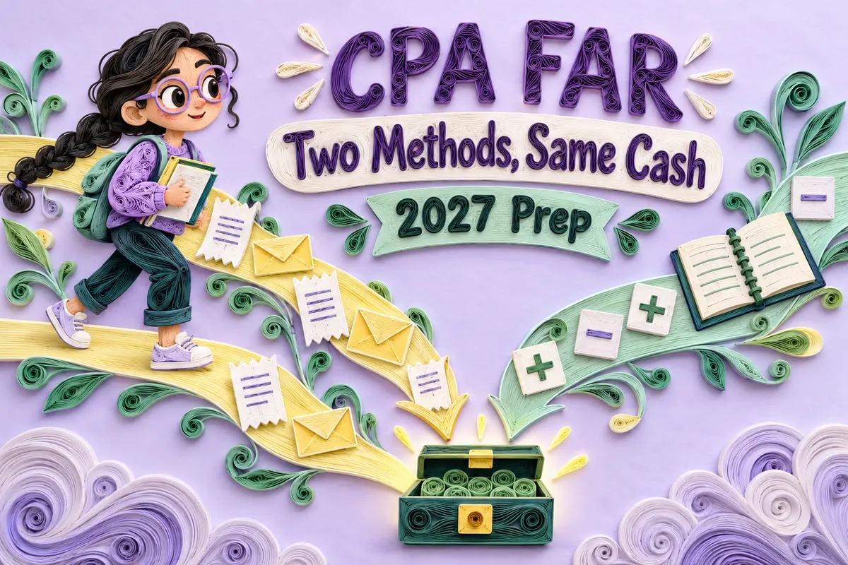 CPA FAR Cash Flows: Direct vs Indirect Method (2027 Prep)