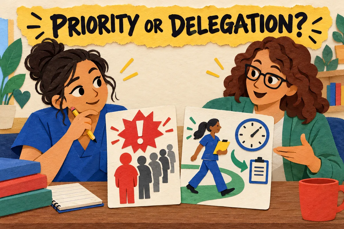 NCLEX-PN Priority and Delegation: 3 Practice Questions (2027 Prep)