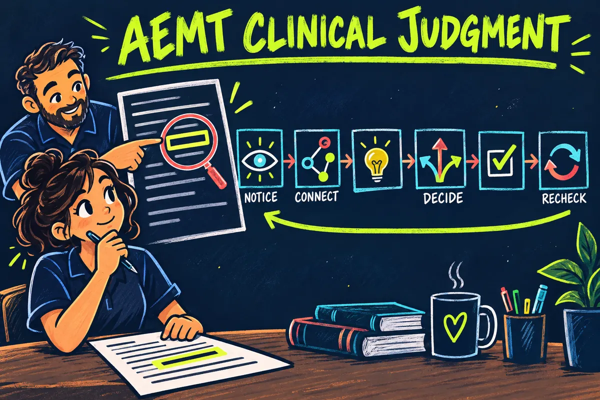 NREMT AEMT Clinical Judgment Questions: Read the Task Before the Cue (2027 Prep)