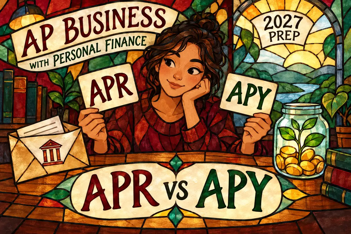 AP Business with Personal Finance: Compare APR and APY (2027 Prep)
