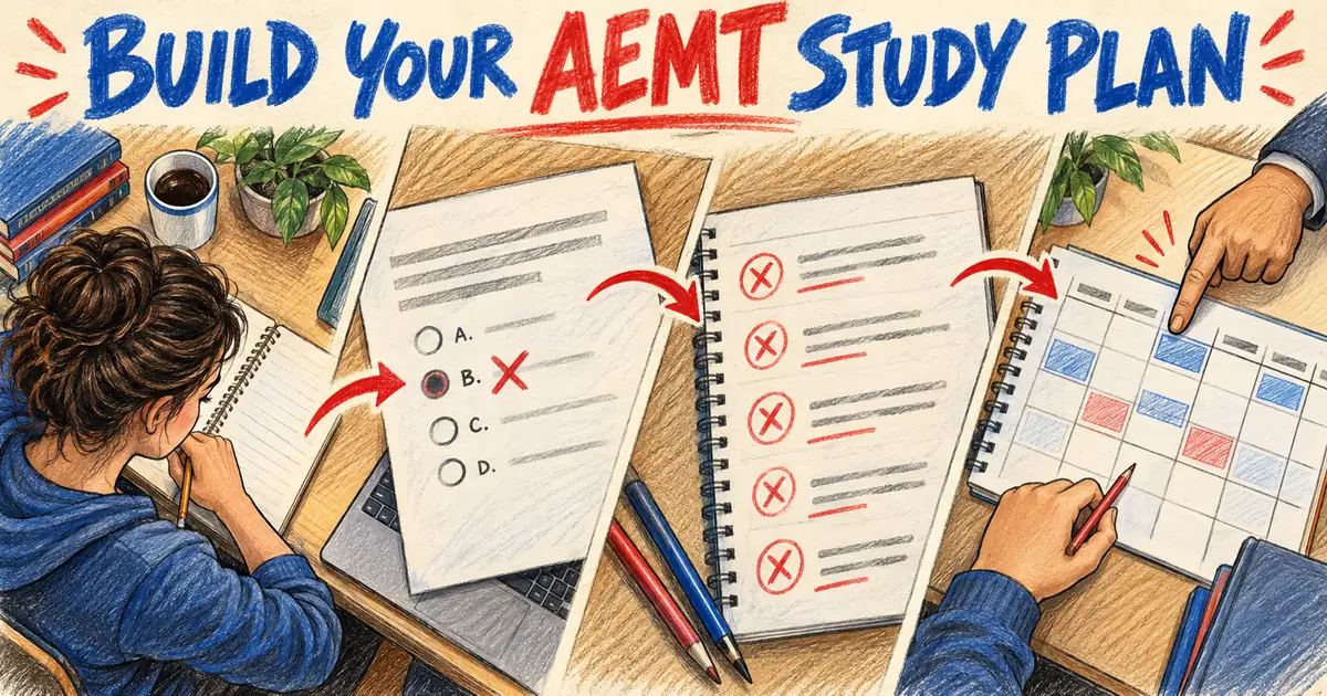 NREMT AEMT Study Plan: Use the Current Domains and Your Error Log (2027 Prep)