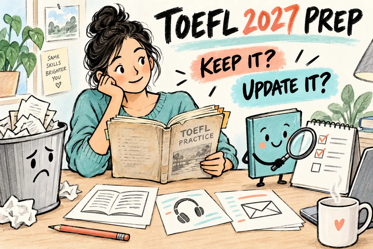 TOEFL vs the Old Test: Which Practice Materials Still Fit? (2027 Prep)