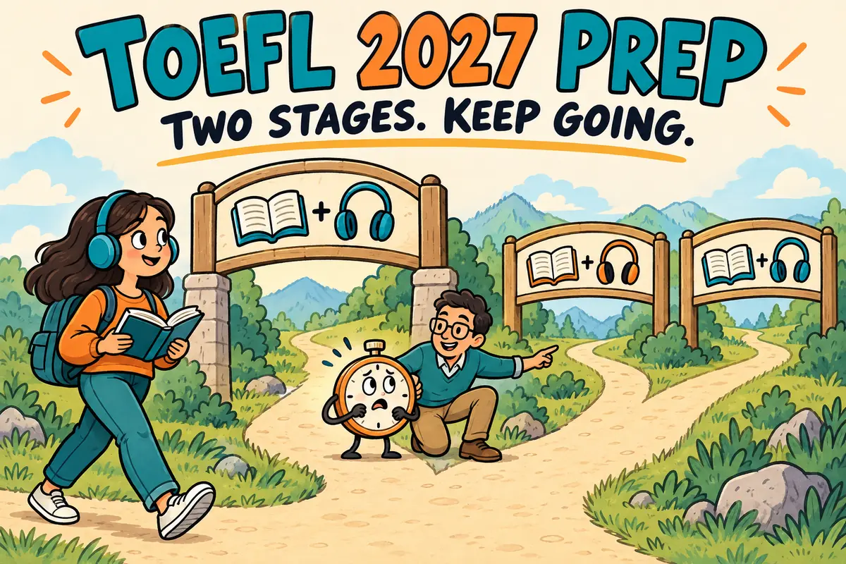 TOEFL Adaptive Reading and Listening: What Changes in Practice? (2027 Prep)