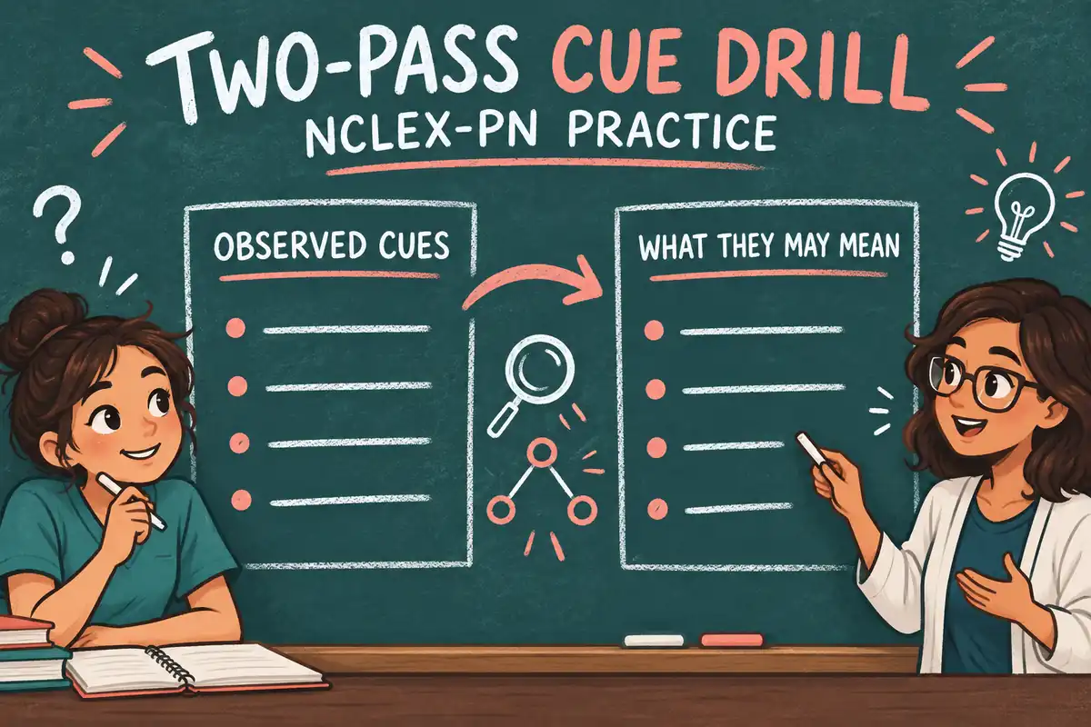 NCLEX-PN Recognize vs. Analyze Cues: A Two-Pass Practice Worksheet (2027 Prep)