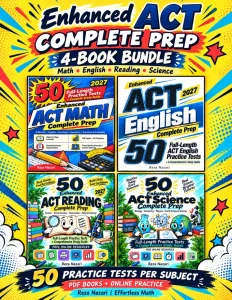 Enhanced ACT Complete Prep 4-Book Bundle cover