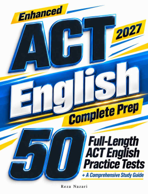 Front cover of Enhanced ACT English Complete Prep