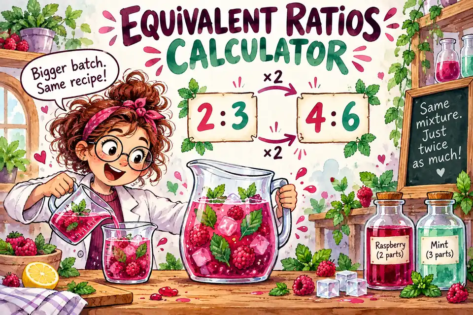 Equivalent Ratios Calculator (Ratio Table + Simplify)