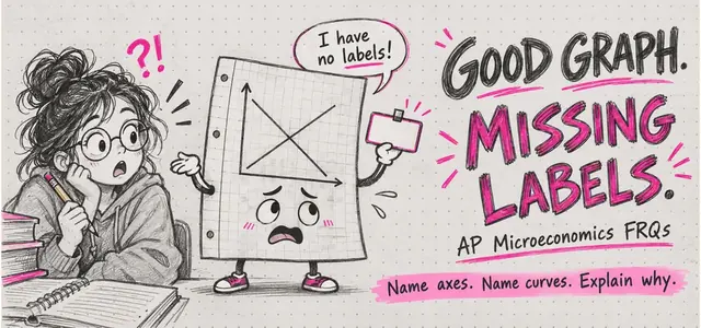 Turn a graph into an AP free-response answer — approved existing illustration.