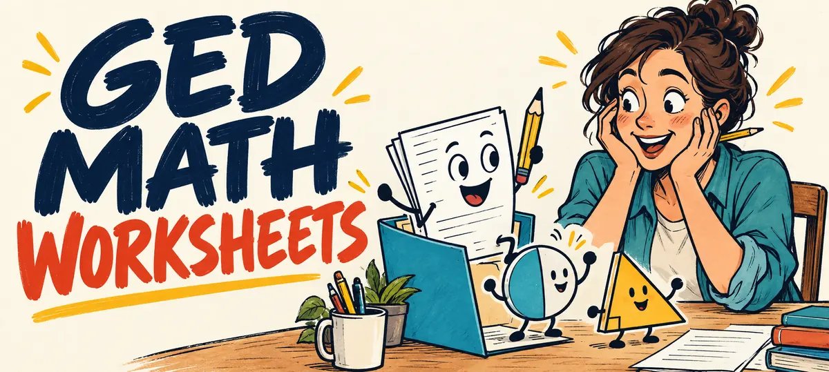 Free GED Math Worksheets by Topic + Practice Generator