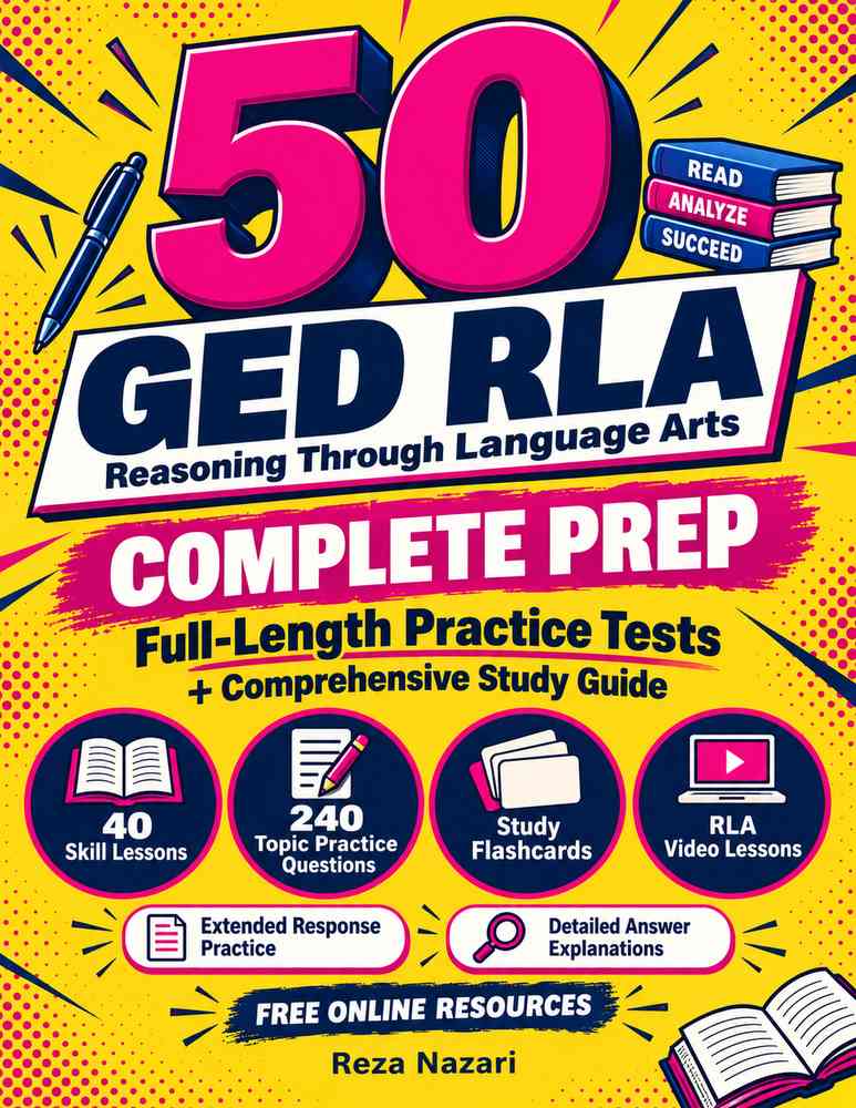 GED Language Arts (RLA) Complete Prep cover