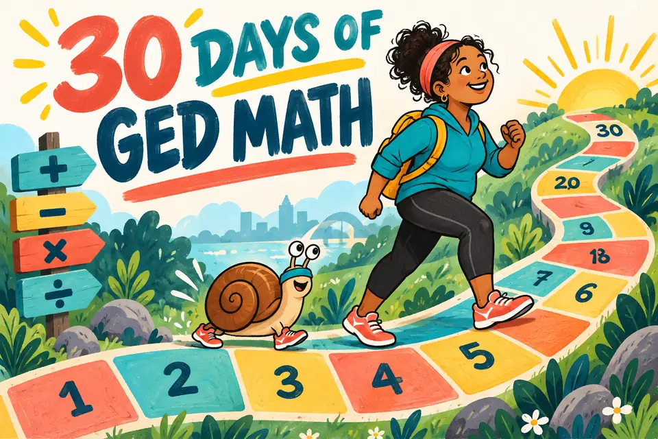 How to Pass the GED Math Test in 30 Days (A Realistic Plan, Not a Cram Session)