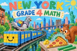 New York Grade 4 Math Worksheets: 43 Topic Links