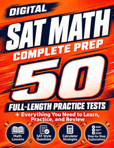 Digital SAT Math Complete Prep cover