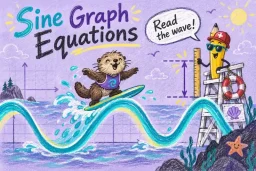 How to Write the Equation of a Sine Graph