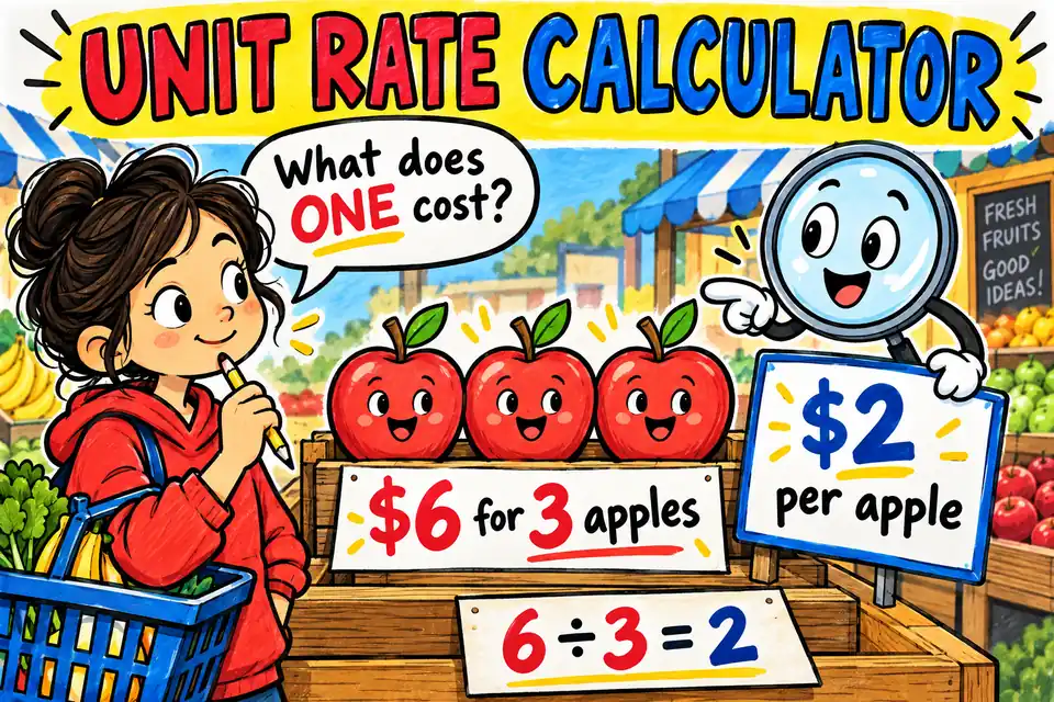 Unit Rate Calculator (Unit Price and Better Buy, with Steps)